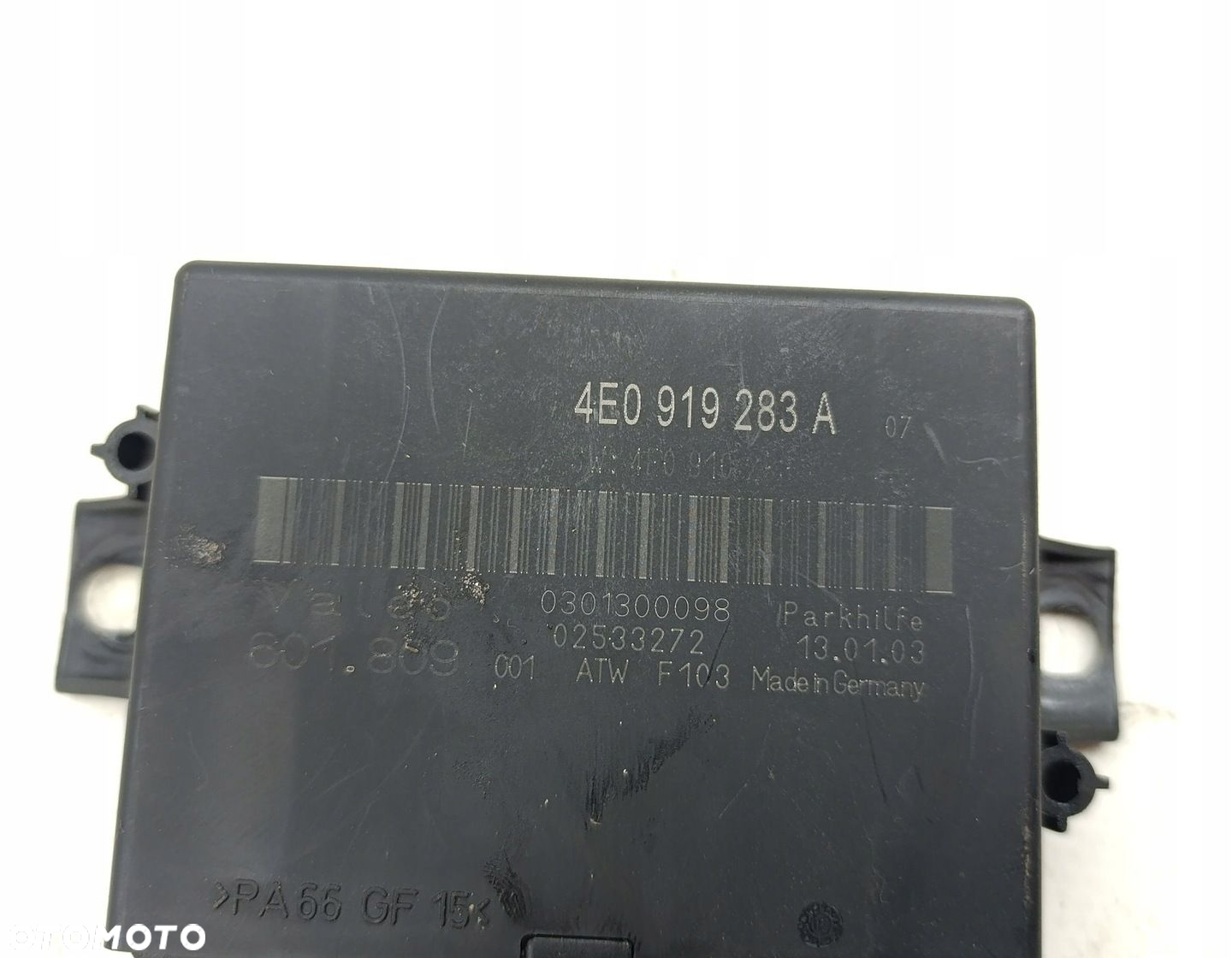 MODUŁ CZUJNIKÓW PARKOWANIA AUDI A8 D3 4.2 4E0907280A - 3