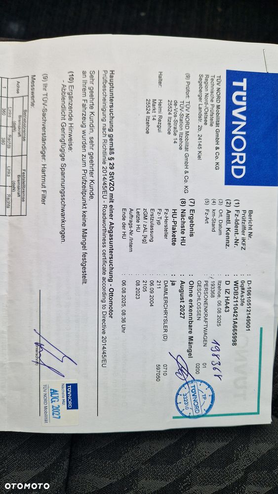 Mercedes-Benz Klasa E 200 Kompressor Automatik Classic - 6