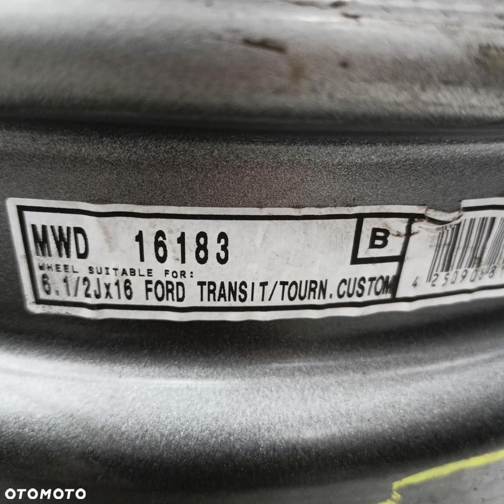 Felgi 5x160 16 Ford Tourneo Transit Custom 4szt (F6803) - 8
