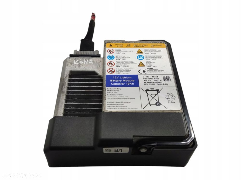 bateria moduł baterii hyundai kona ii 1.6 hybryda 2023-2025 37120-be220 - 1