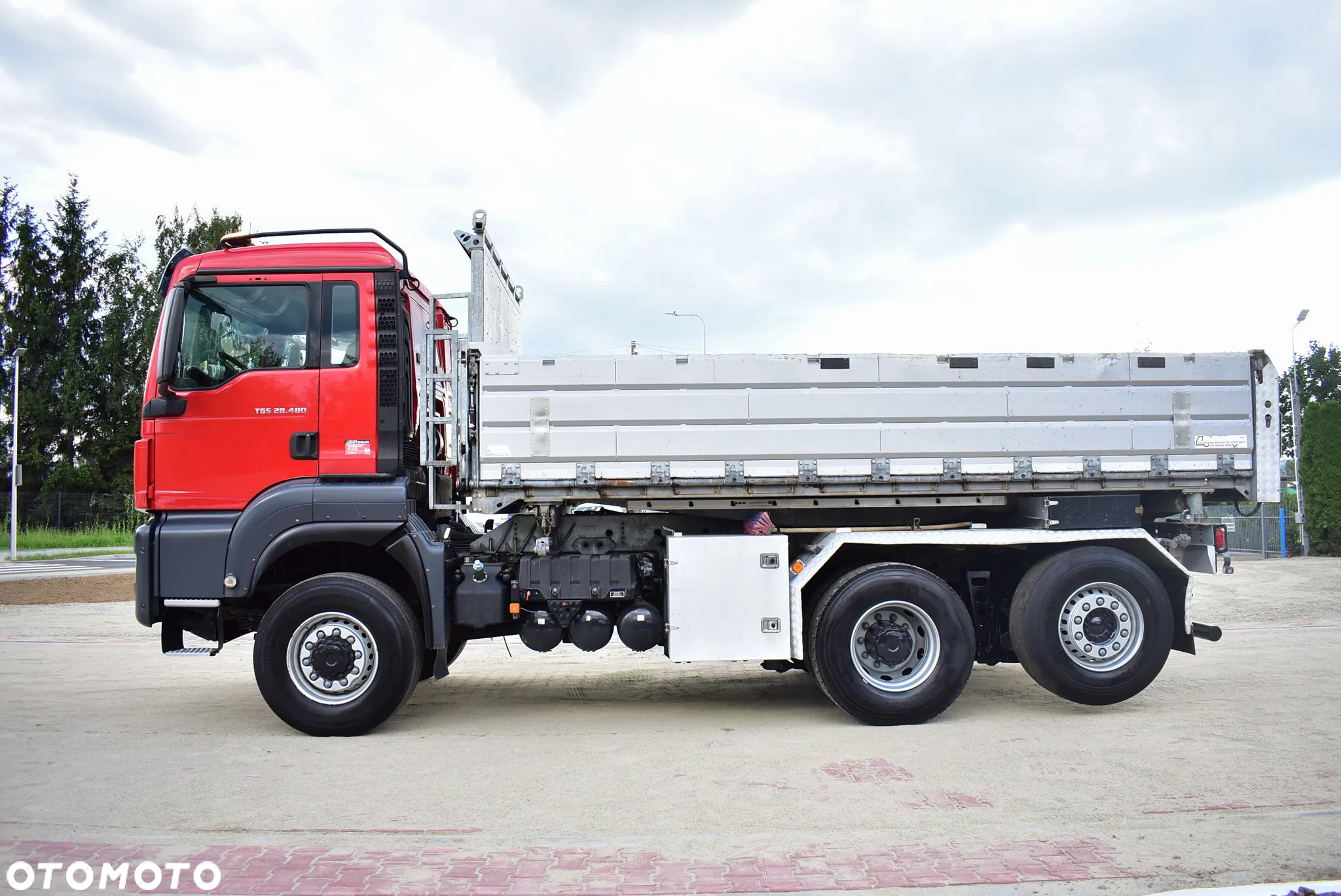 MAN TGS 28.480 6x4-4BL Wywrotka 3-Str. ** Bordmatic **! 65.000 KG Zestaw ! Przedni most/ Reduktor/ 4X4/6X6/ STAN PERFEKCYJNY ! SPROWADZONY Z AUSTRII ! - 6