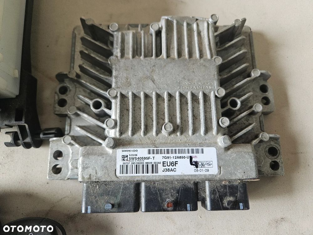 Zestaw startowy sterownik stacyjka kluczyk Ford Mondeo Mk4 2,0 TDCI 103kW 140KM QXBA 7G91-12A650-UG - 2