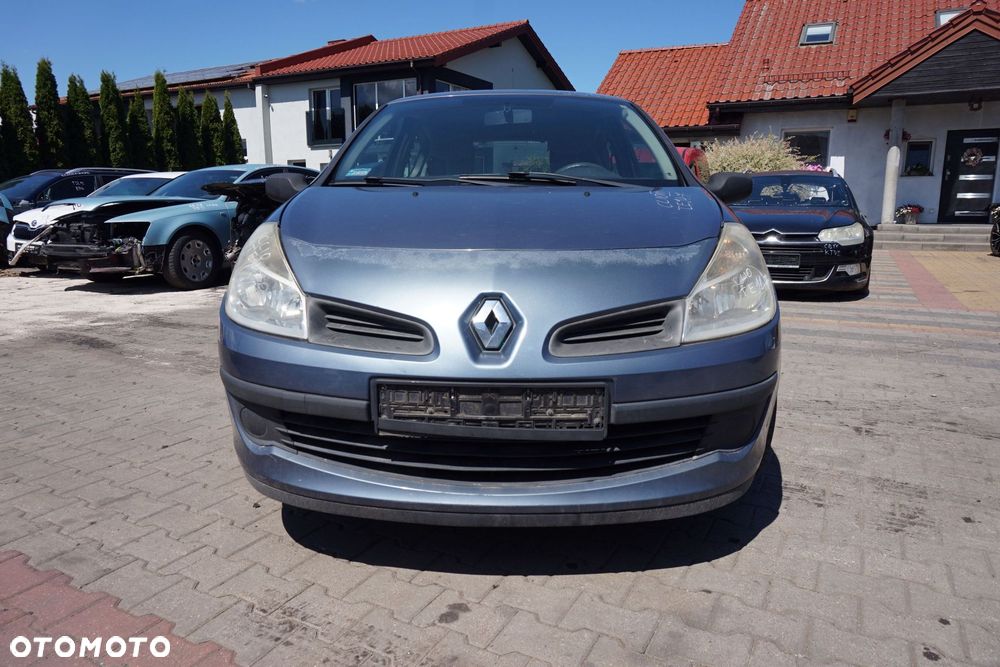 MASKA ZDERZAK BŁOTNIKI LAMPY CLIO III PH1 TEJ47  RENAULT 2005-2009 SZARY PRZÓD KOMPLETNY - 11