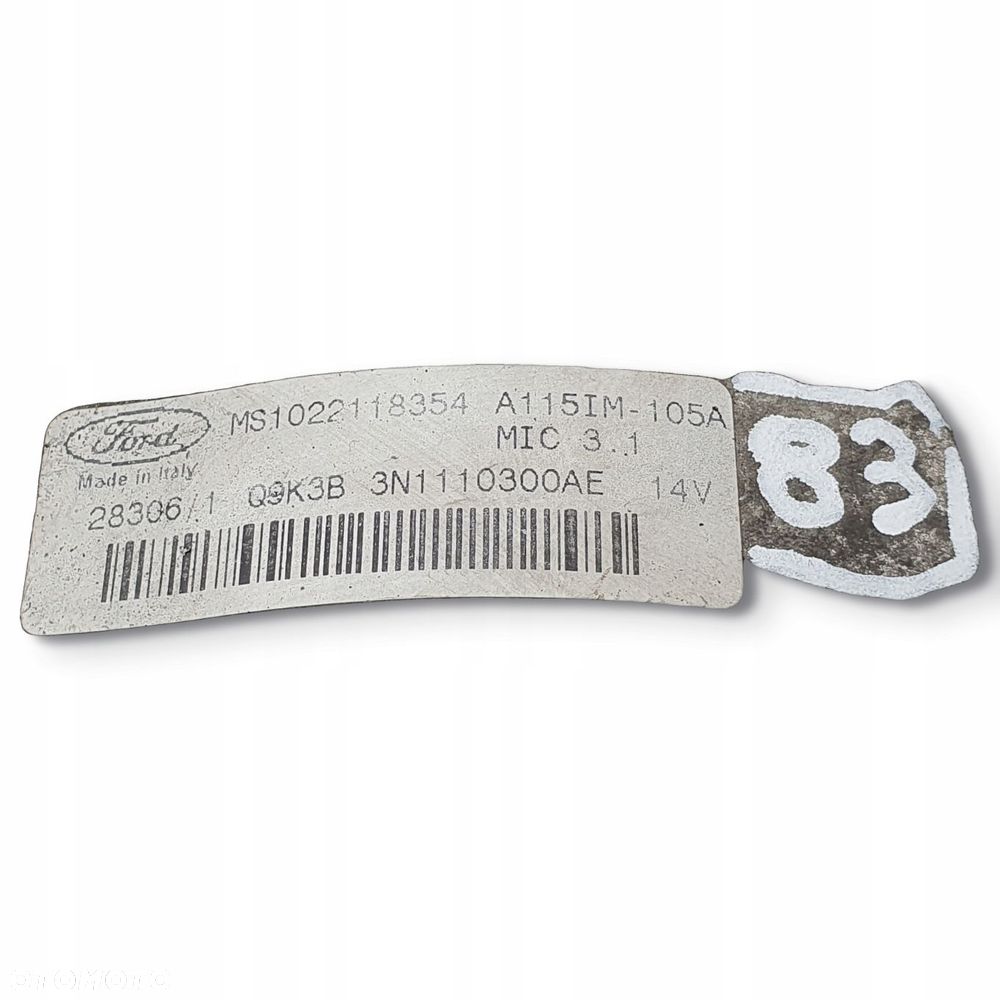 ALTERNATOR Ford Focus MK2 C-MAX 1.6 16V MS1022118354 3N1110300AE 105A - 2