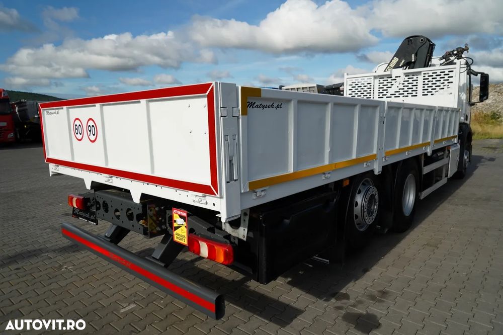 Mercedes-Benz ANTOS 2536 / 6x2 / PUNTE RIDICATĂ / PUNTE DIRECȚIE / HDS HIAB 144bs-2 Hiduo / ROTARE / TELECOMANDĂ - 18