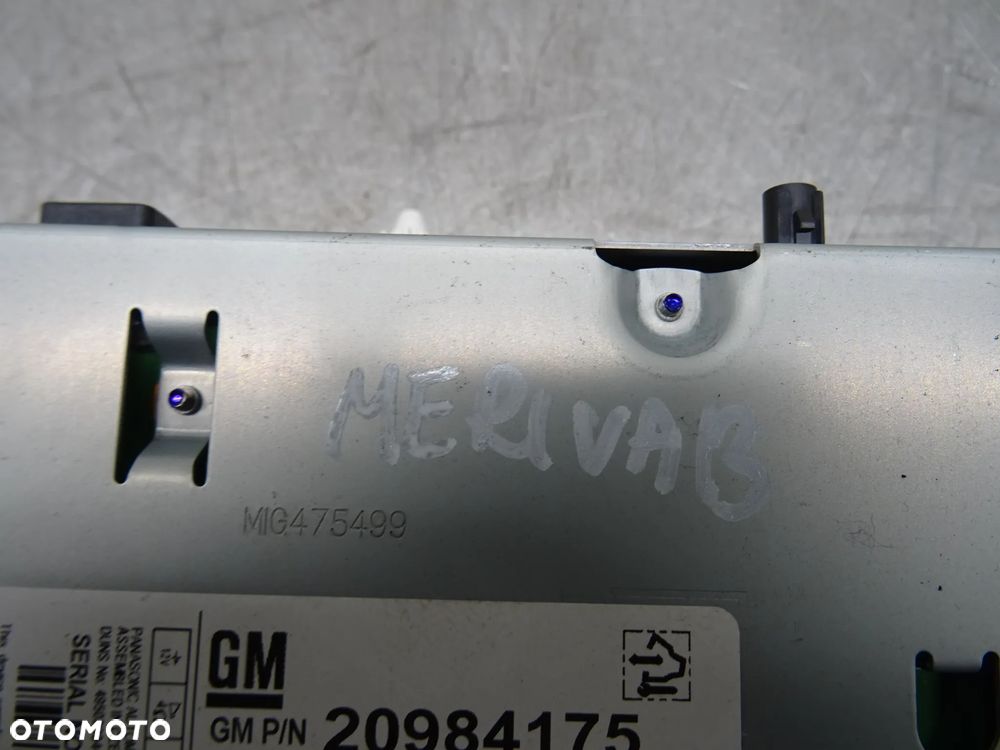 OPEL MERIVA B 10-13 1.3CDTI RADIO CD 20984175 - 8