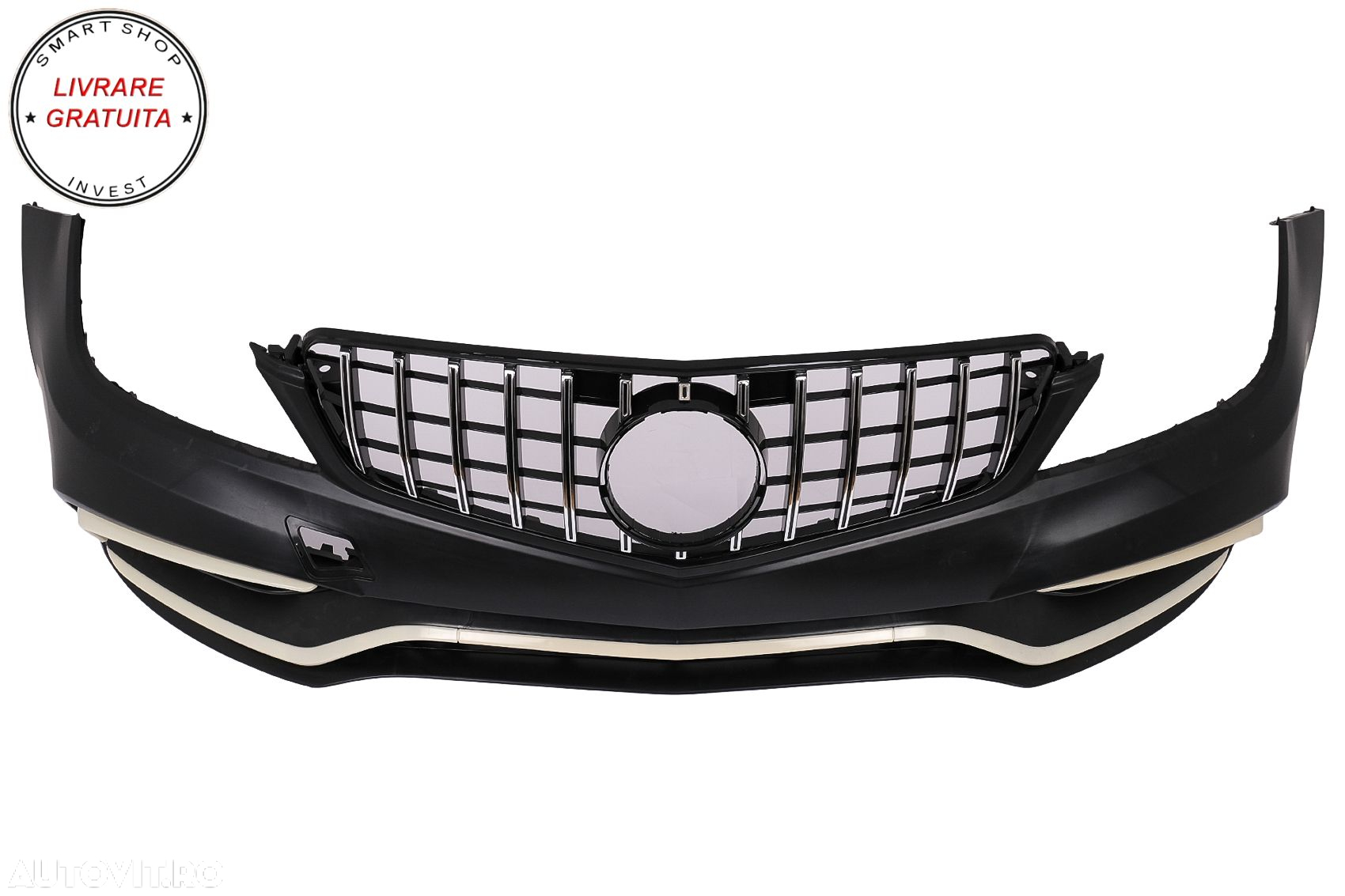 Pachet Exterior Mercedes C-Class W204 (2007-2015) Conversie la W205 C63 Design- livrare gratuita - 5