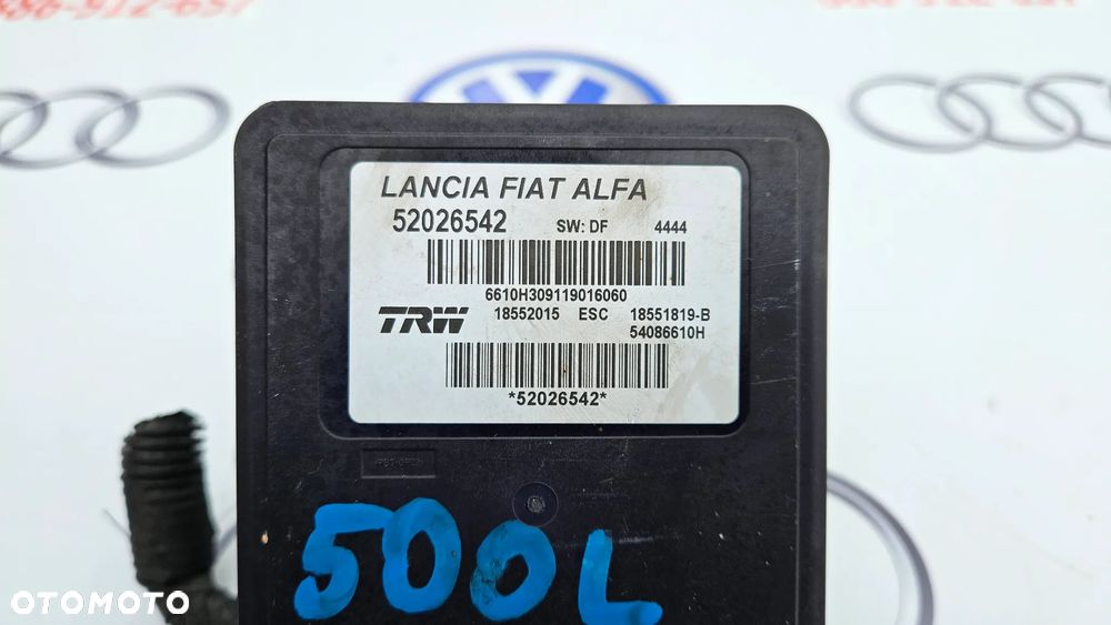 Fiat 500L Pompa hamulcowa ABS Sterownik pompy 52026542 - 2