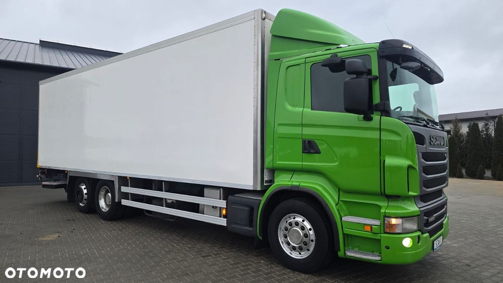 Scania R400 Euro 5 6x2 kontener izoterma 22 palety winda import NL! niski przebieg! super stan! - 19