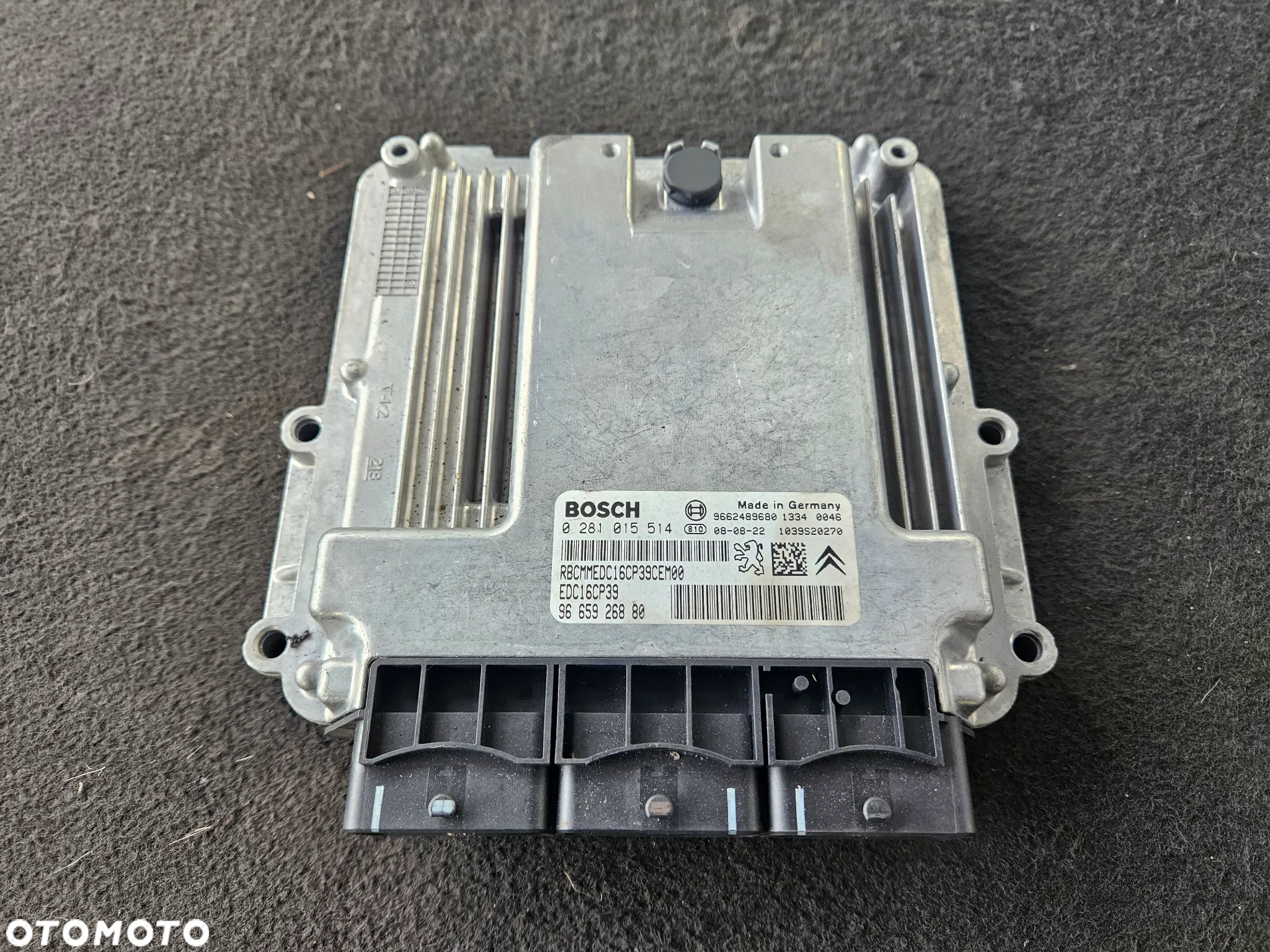 Zestaw startowy komputer 0281015514 BSI 9664059080 pilot Citroen C5 III X7 2.2 HDI - 2