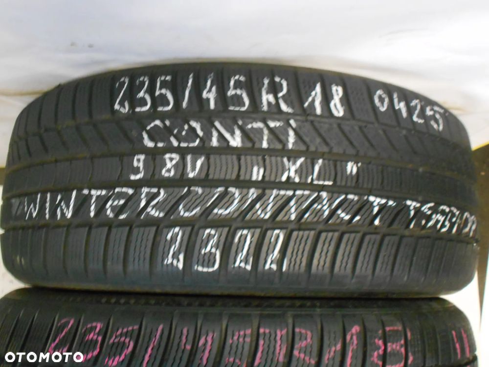 OPONY 235/45R18 CONTINENTAL WINTER CONTACT TS870P XL DOT 0425 / 2322  7.6MM - 2