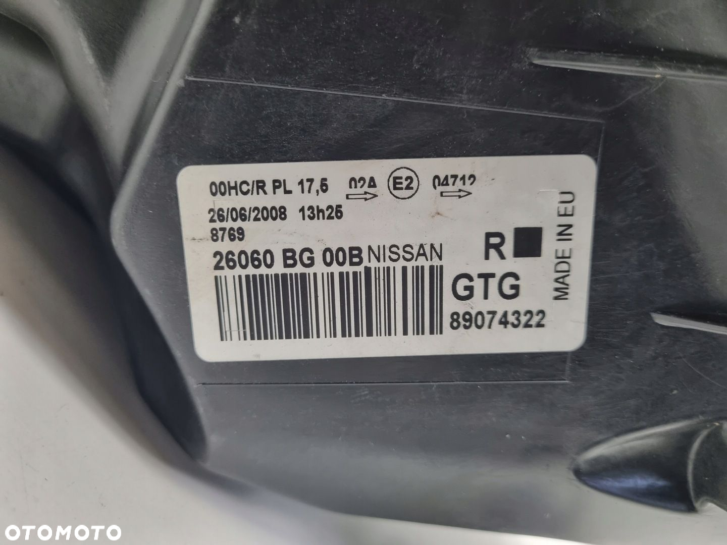 Nissan Micra K12 03-10r PRZEDNIA LAMPA PRAWA PRAWY PRZÓD 26060BG00B - 2