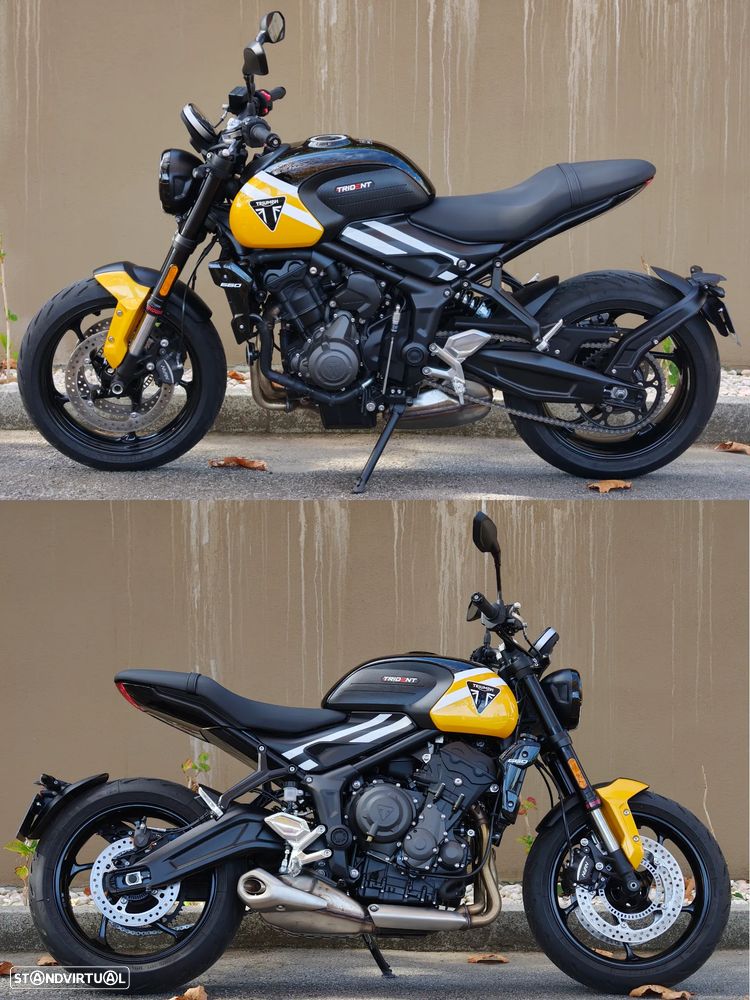 Triumph Trident 660 Cosmic Yellow - 5
