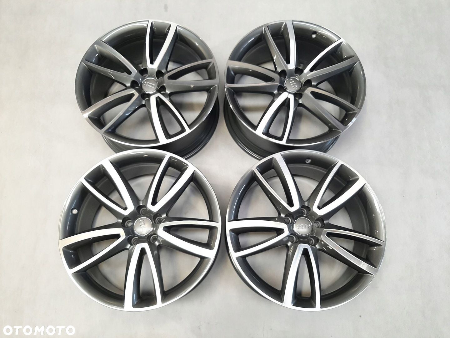 AUDI A8 D4 A6 C7 FELGa 4H007149 r20 komplet zestaw oryginał felg aulu - 1
