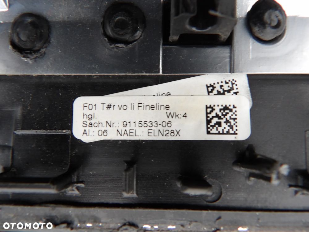 BMW - F01 - KOMPLET DEKORÓW - LISTWY - 9119317  9228398  9119796  9113863  9115859  9115534  9115537  9115538  9115533 - 13
