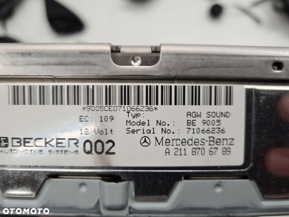 MERCEDES W219 GŁOŚNIKI NAGŁOŚNIENIE HARMAN/KARDON - 5