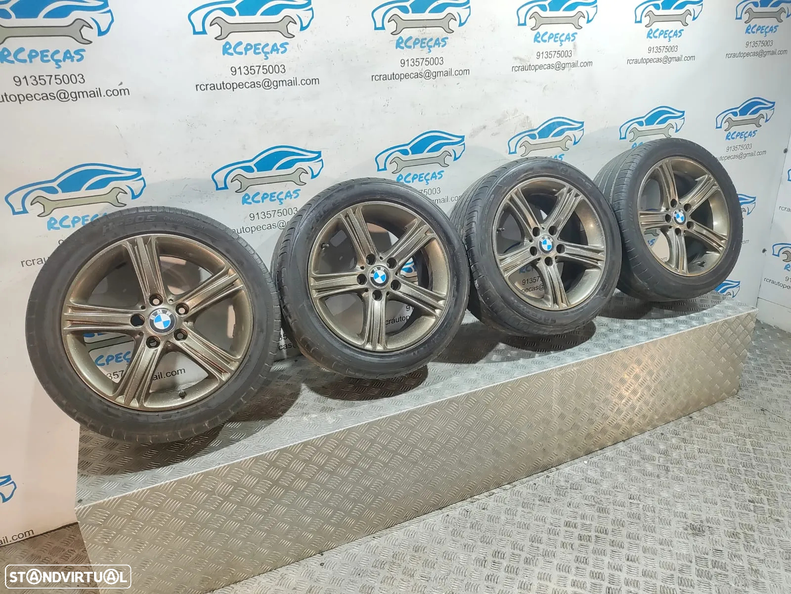 - Jantes 17 Polegadas Originais BMW Style 393 - 5x120 - 36116796242 | 6796242 - F20 | F21 | F30 | F31 | F32 | F33 | F36 - 5