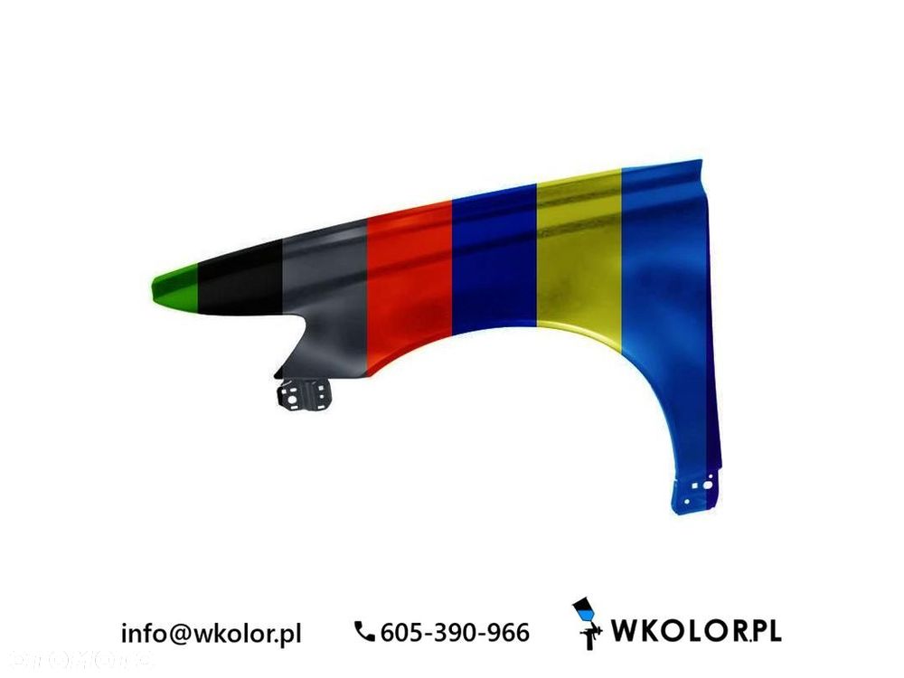 NOWY BŁOTNIK VOLVO S40 II 2006-2010 LAKIEROWANY W KOLOR - 1