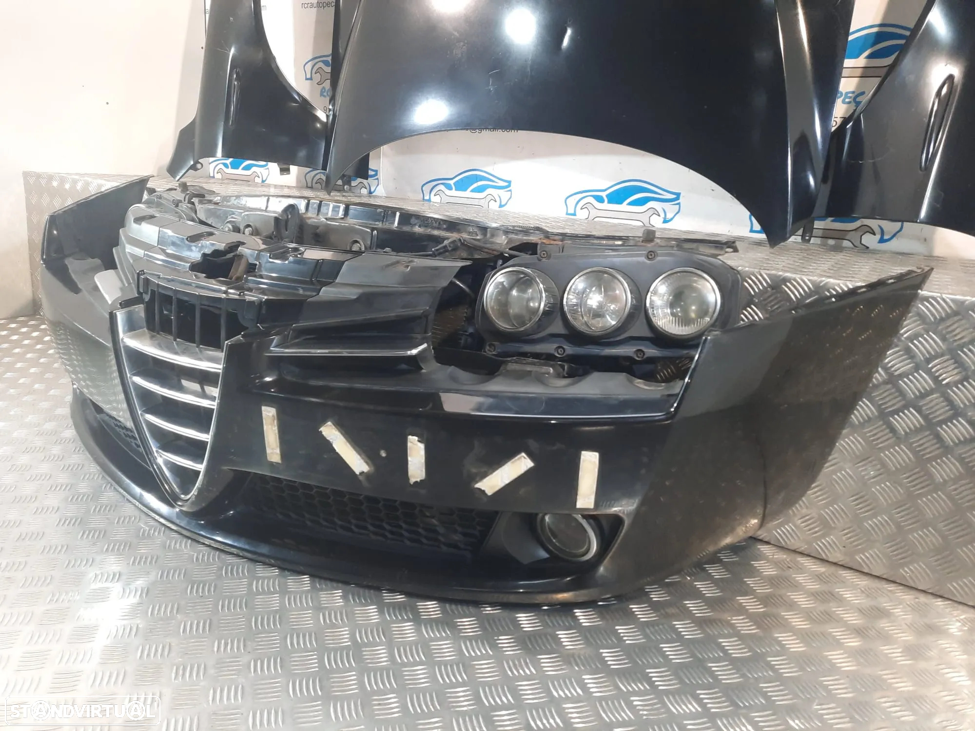 .FRENTE COMPLETA ALFA ROMEO 159 TI BRERA SPIDER 939 CAPOT PARACHOQUES GUARDA-LAMAS OTICAS XENON RADIADOR VENTILADOR FRENTE FIBRA REFORÇO - 4