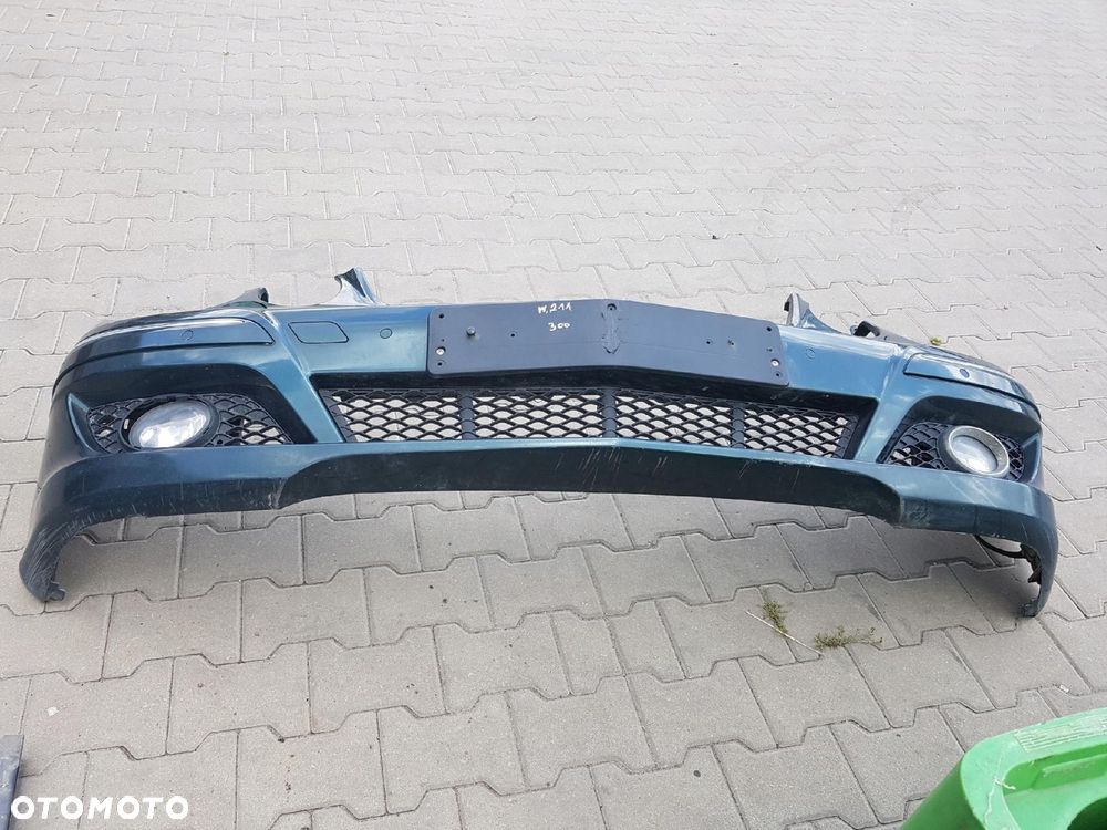 MERCEDES E KLASA W211 LIFT 06-09r ZDERZAK PRZÓD PDC 300 C300 - 2
