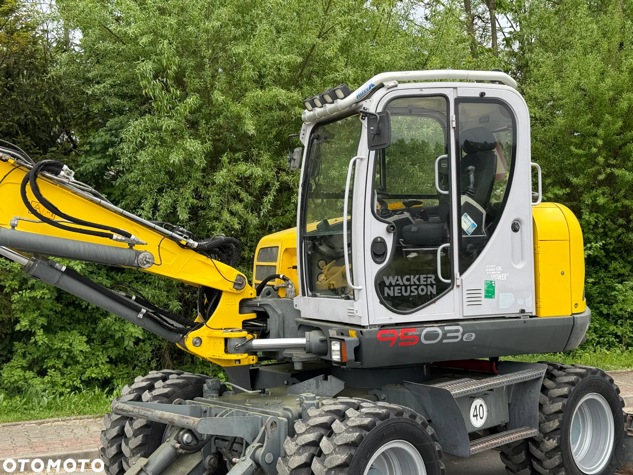 Wacker Neuson * Koparka Kołowa * Wacker Neuson 9503 * Rototilt * Bardzo Dobry Stan * - 13