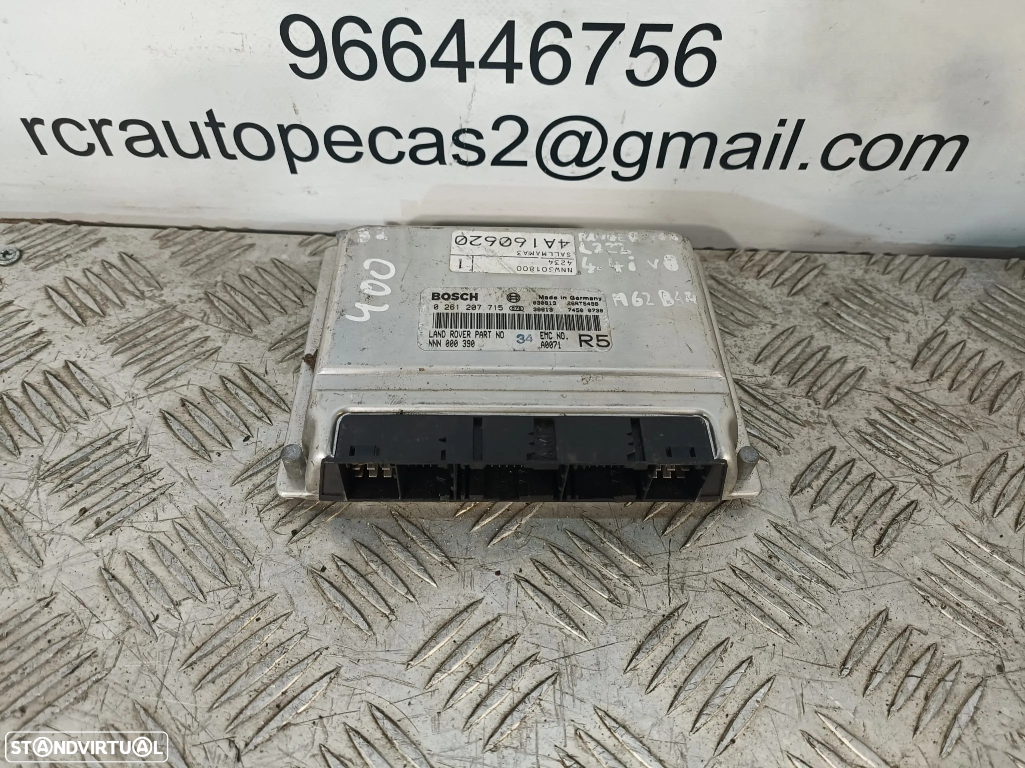 Centralina Motor Original Land Range Rover BMW Bosch M62B44 NNN 000 390 / 0 261 207 715 - 2