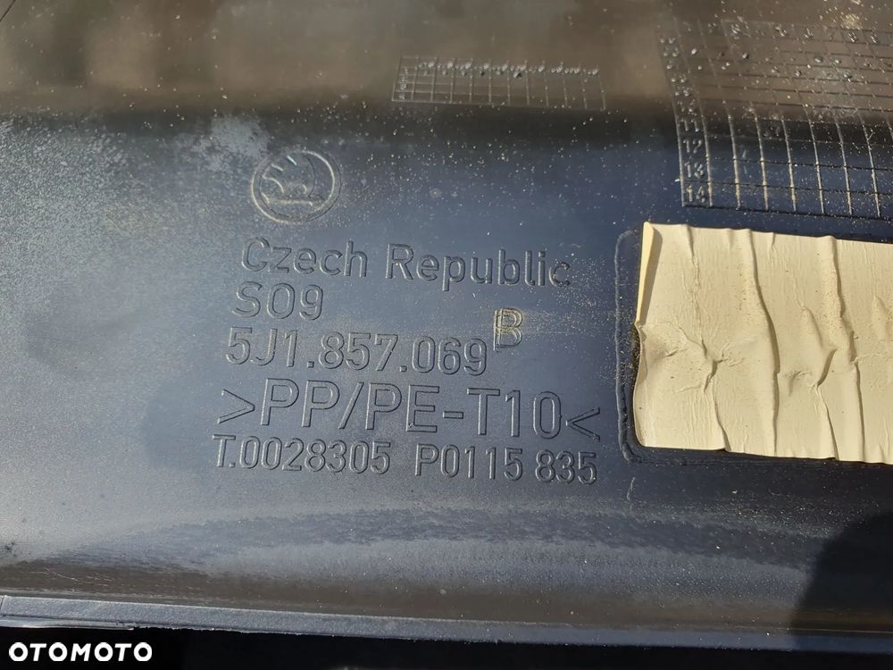 SKODA ROOMSTER FABIA II DESKA KONSOLA KOKPIT 5J1857069B BEZ AIRBAG - 8