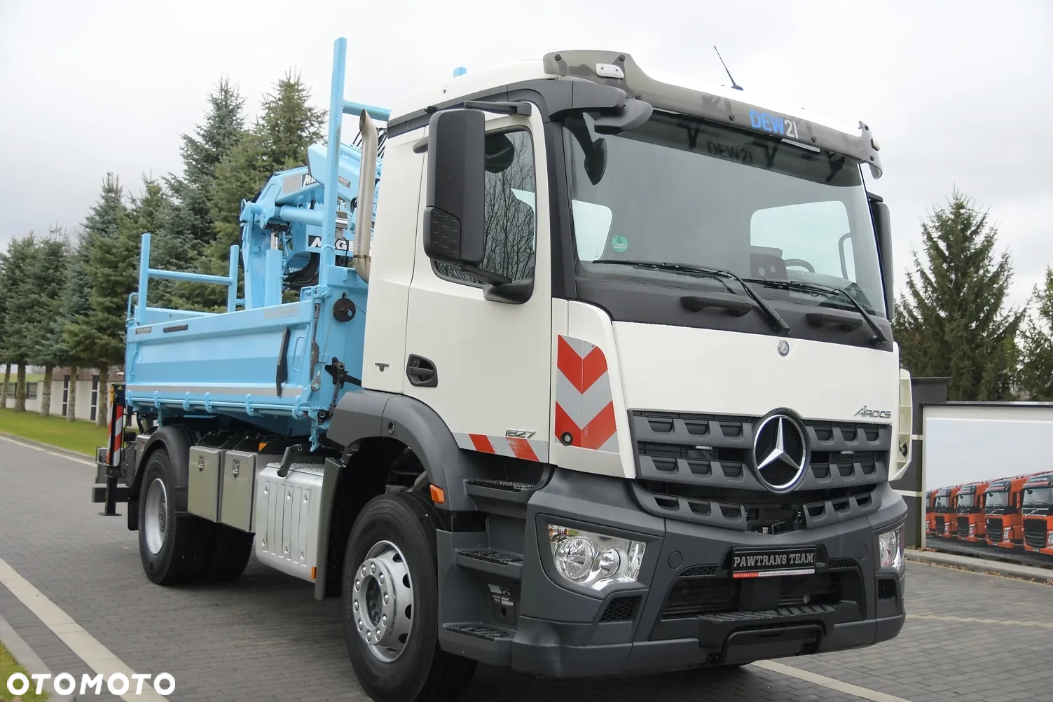 Mercedes-Benz AROCS 1827///* 2018///* PRZEB 41 TYŚ///* HDS///* WYWROTKA///* ROTATOR///* 18000KG///* ŁYŻKA///* STAN JAK NOWY - 2
