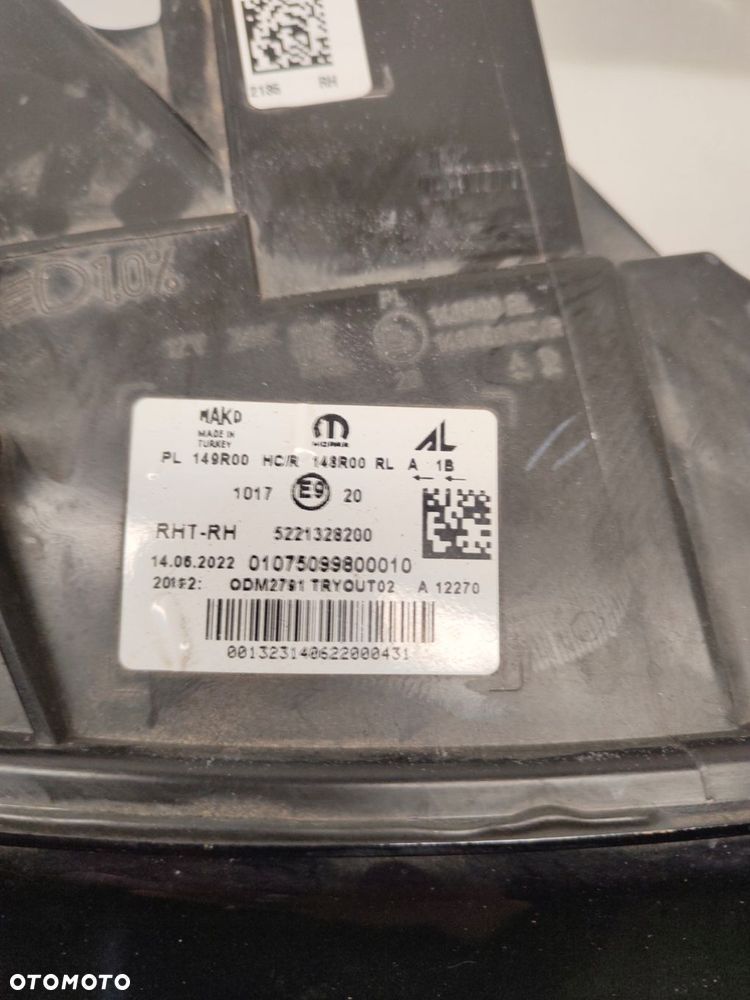 fiat tipo ii lift full led lampa prawy przód 5221328200 - 6