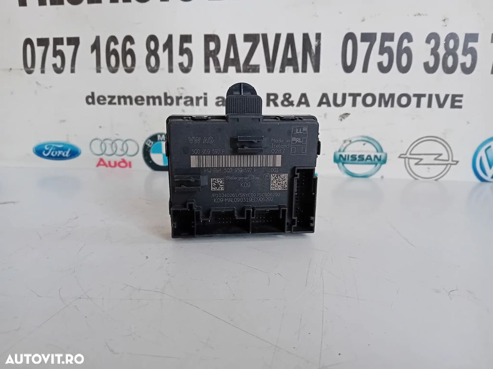 Modul Usa Stanga Dreapta Fata Vw Passat B8 Audi Seat Skoda 2014-2020 Cod 5Q0959593F Motor DFG - 3