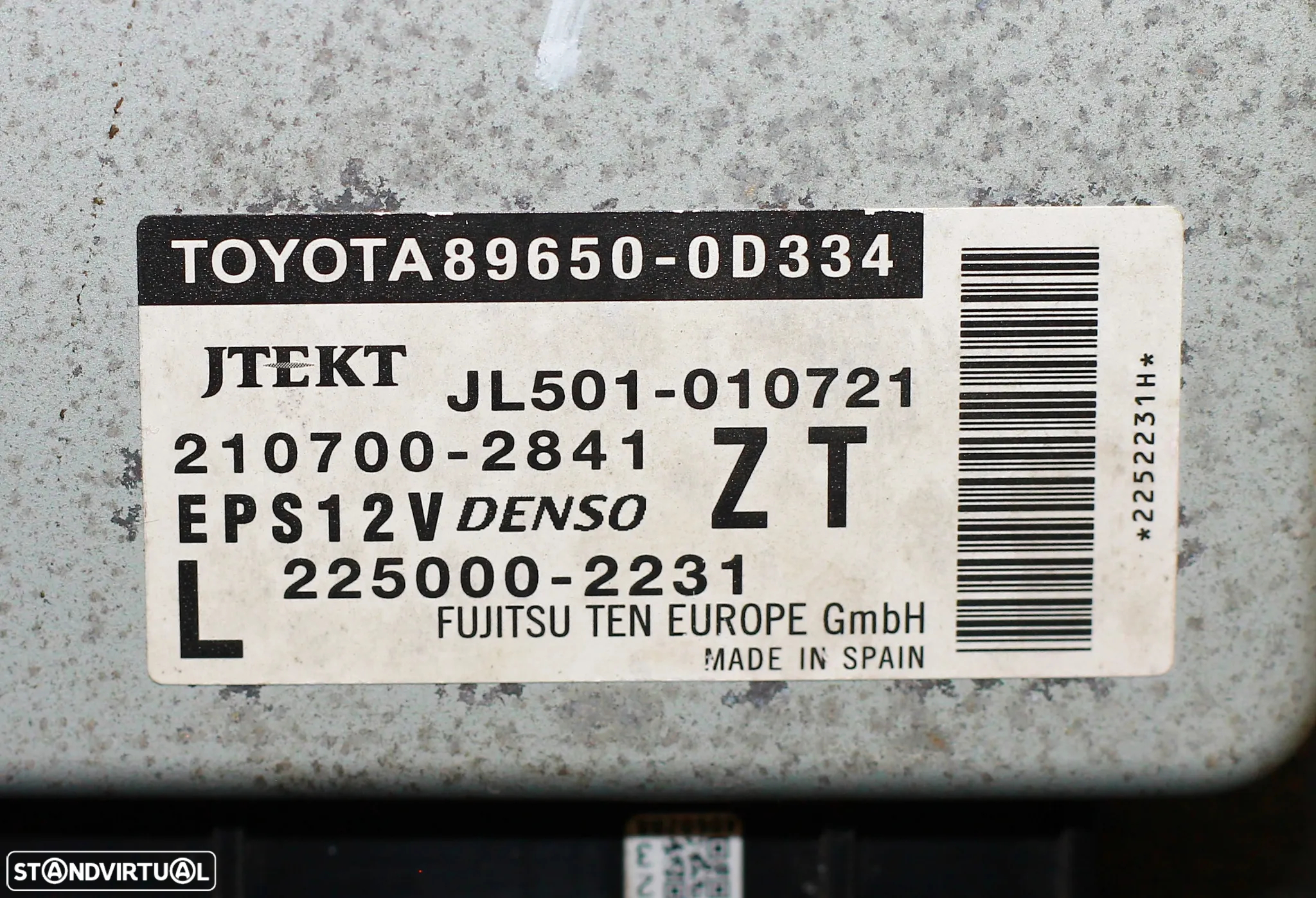CENTRALINA DE AIRBAG TOYOTA YARIS - 5