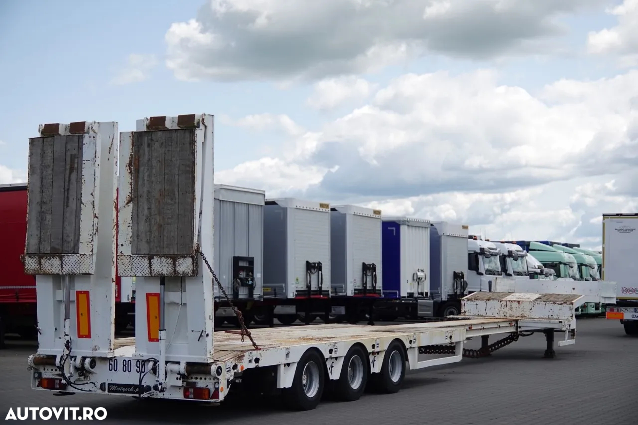 Faymonville ȘASIU JOS FAYMONVILLE / STN-3A / EXTENSIBIL / VANZĂ PORTABILE / 19 M / RAMPE HIDRAULICE / IMPORTATE - 10
