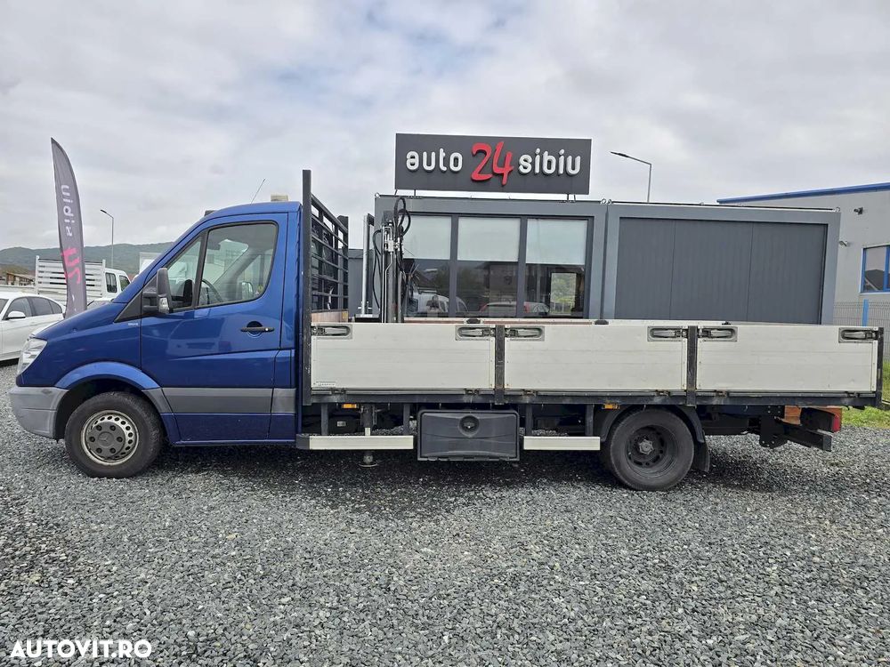 Mercedes-Benz Sprinter macara 1t Hiab, bena 4,45 m. - 8