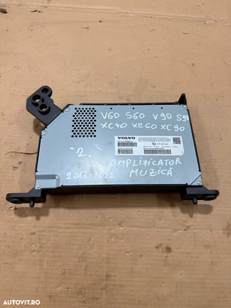 Modul statie, amplificator audio VOLVO V60, S60, XC60, V90, S90, XC40, XC90 an 2018-2024 cod 32265284 - 3