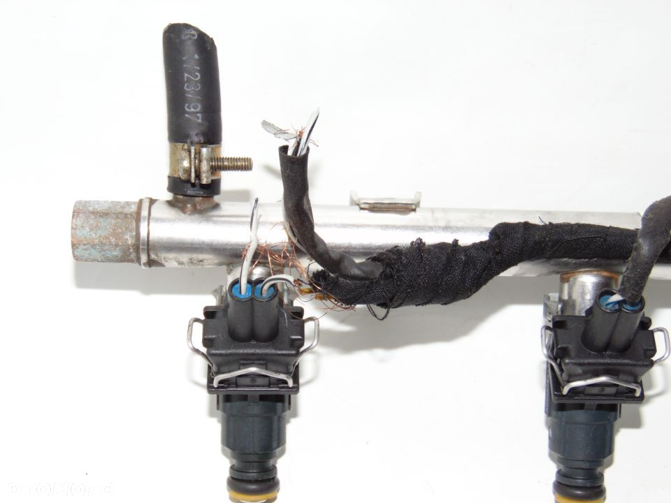 KOMPLET wtryski wtrysk listwa wtryskowa 0280155753 A0000788723 Mercedes W168 A Klasa A140 A160 - 10