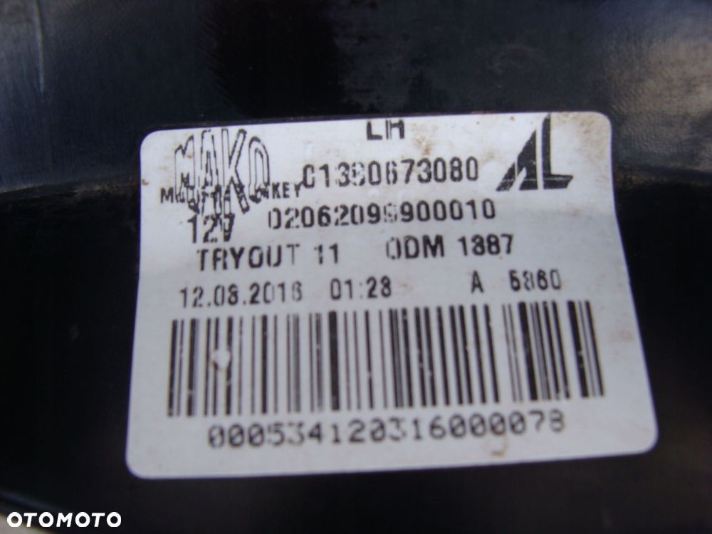 lampa lewa tył ducato boxer jumper 01380673080 2017r !! - 3