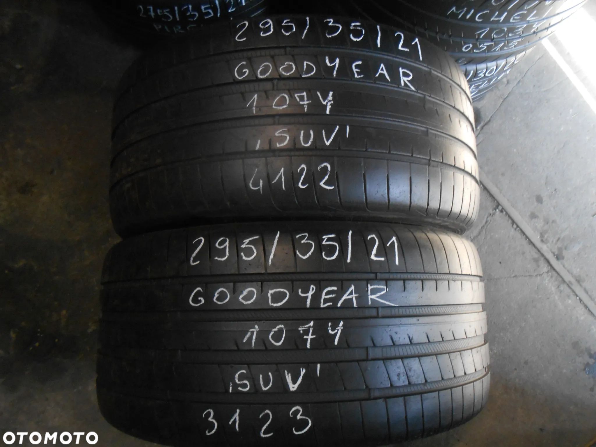 OPONY 295/35R21 GOODYEAR EAGLE F1 ASYMMETRIC 3 SUV DOT 3123 / 4122 6.6MM - 1