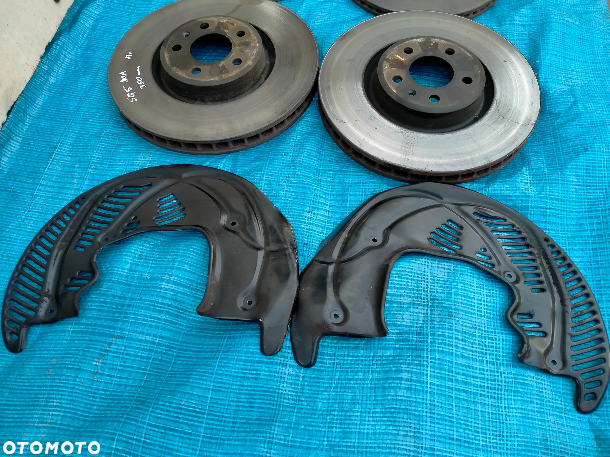 AUDI SQ5 Q5 80A FY / TARCZA PRZÓD 350 mm TYŁ 330 / ZACISKI ZACISK PRZEDNI 80A615105AT 80A615106AT / TYLNY 80A615405 80A615406 / ORYGINAŁ - 19