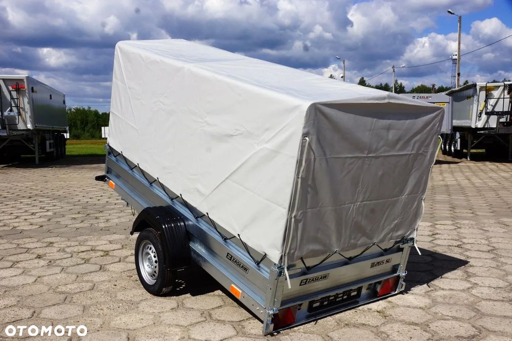 Zaslaw 1 oś, przyczepa towarowa MOCNA I SOLDNA DMC 750 KG - 32