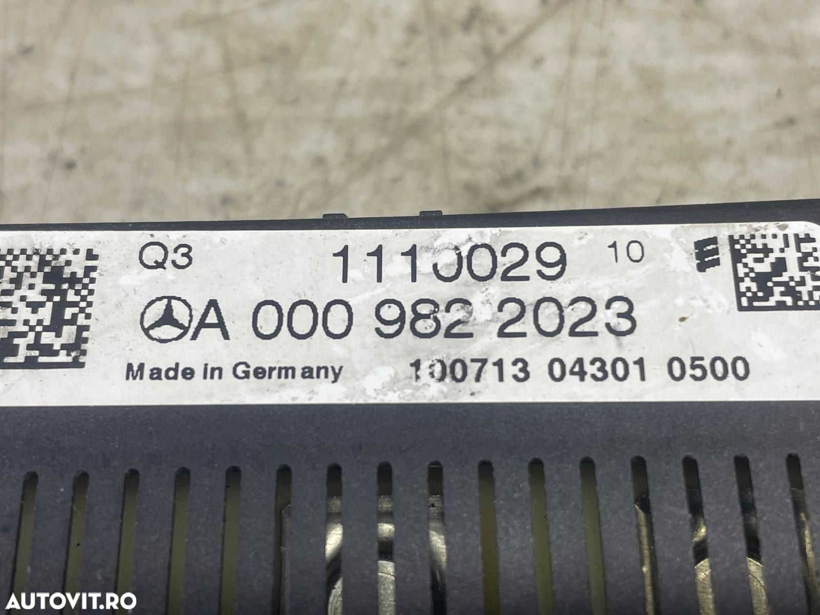 Calculator borna baterie A0009822023 Mercedes-Benz ML W166 [2011 - 20 - 3