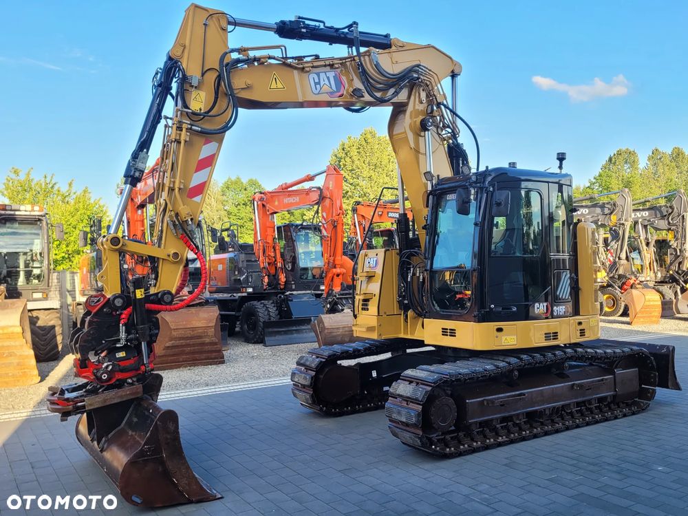 Caterpillar 315FL CR / ROTOTILT ze szczypcami / 2018 rok / - 2
