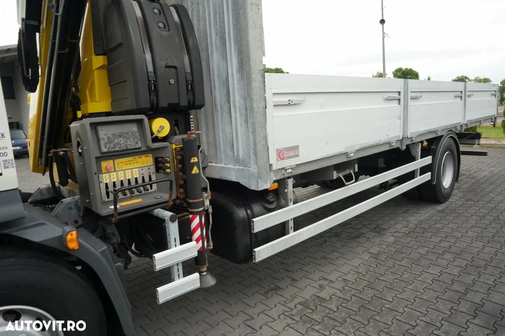 DAF LF 260 / 4X2 / LIVRARE - 7.30 + HDS HYVA HC 153 / RADIOCOMANDĂ / ROTATOR / AUTOMATĂ / EURO 6 - 17