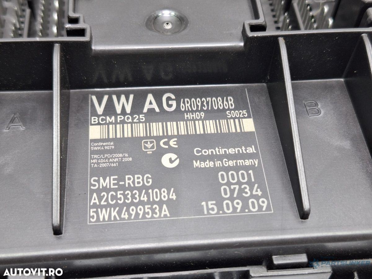 Modul confort SEAT IBIZA V 6J5, 6P1 2008 - > TDI BMS Continental 5WK49953A 6R0937086B - 3