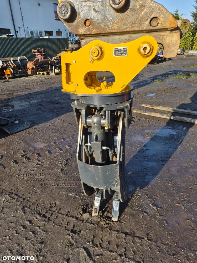 Chwytak hydrauliczny obrotowy 360 stopni na dwóch siłownikach na sworznie fi45mm fi70mm sortujący wyburzeniowy kleszcze pięciopalczaste KBKC RSB-50. NOWE!!! - 6