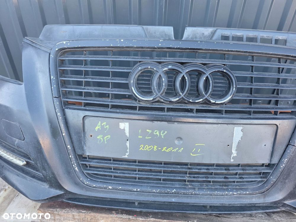 ZDERZAK PRZÓD AUDI A3 8P LIFT 2008-2011 MATOWY KOMPLETNY ! - 6