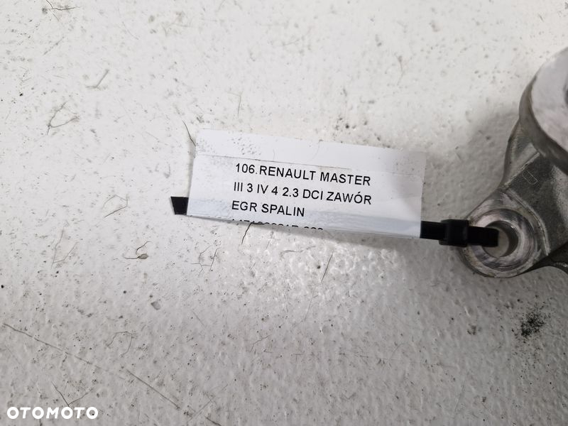 RENAULT MASTER 3 III 4 IV 2.3 DCI ZAWÓR EGR SPALIN 147103921R - 8
