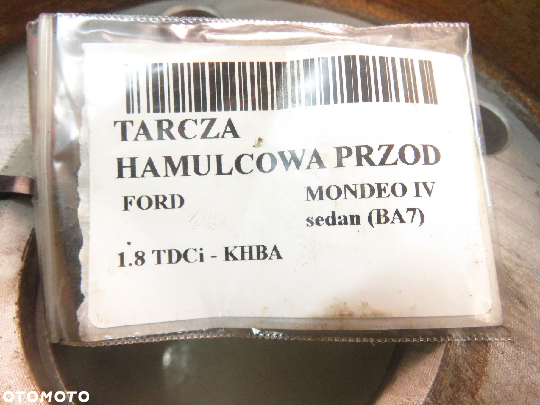 TARCZA HAMULCOWA PRZÓD FORD MONDEO IV sedan (BA7) 1.8 TDCi - KHBA - 3