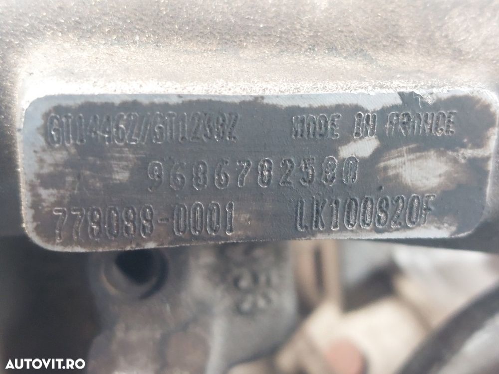 Turbo compresor 2.2 hdi cod 9681885680 / 7780882001 Citroen C5 2006 2007 2008 2009 2010 2011 2012 - 2