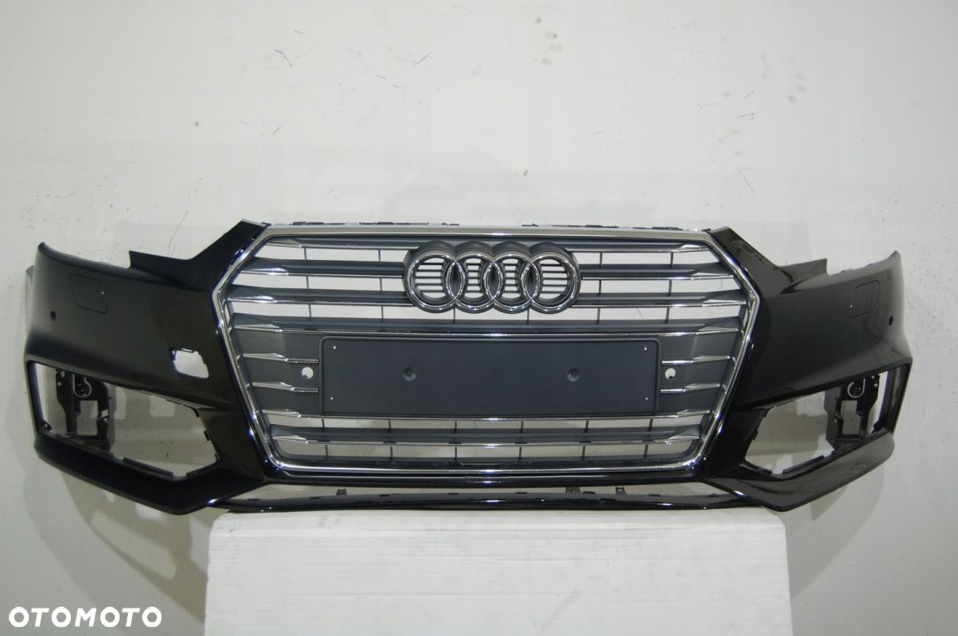 ZDERZAK AUDI S4 A4 S-LINE B9 8W 2017-2019 GRILL - 1