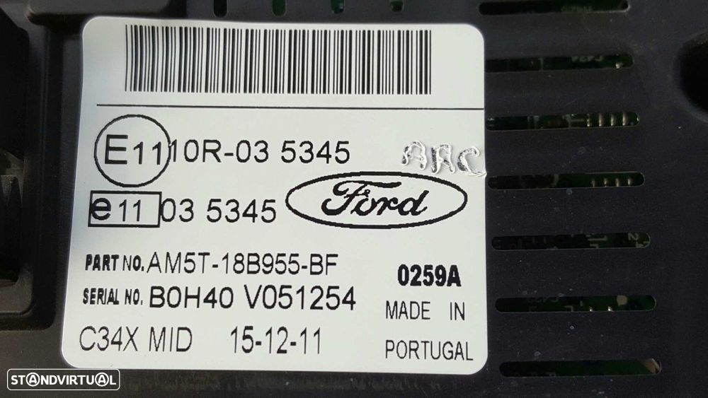 TELA/ECRÃ MULTIFUNÇÕES FORD FOCUS LIM. (CB8) SPORT - 6